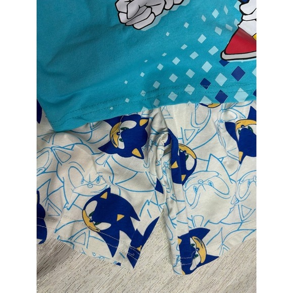 SEGA Sonic the Hedgehog Boys Mix and Match Short Sleeve T-Shirt and Shorts - Picture 5 of 7